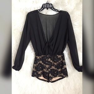 Tie Up Romper